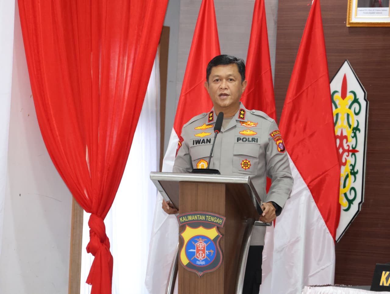 Kunker di Polres Katingan, Kapolda Kalteng Resmikan Sejumlah Fasilitas