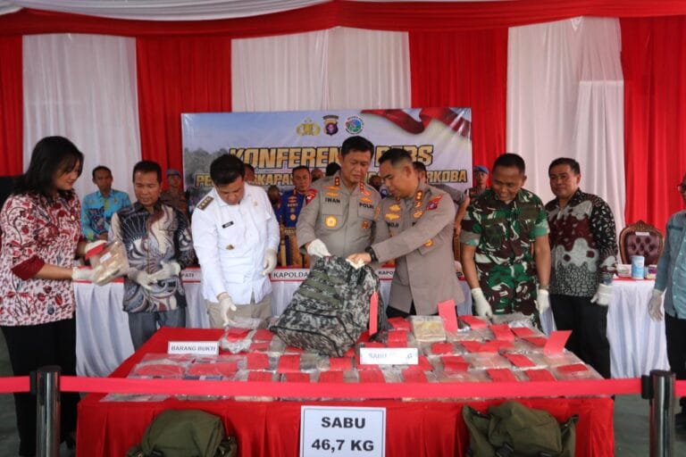 Polres Lamandau Berhasil Gagalkan Penyelundupan Sabu 46,7 Kg, Ini Kata Kapolda Kalteng