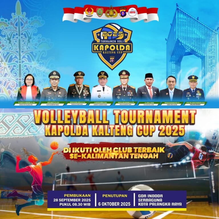 Turnamen Voli Kapolda Kalteng Cup 2025 Segera di Gelar