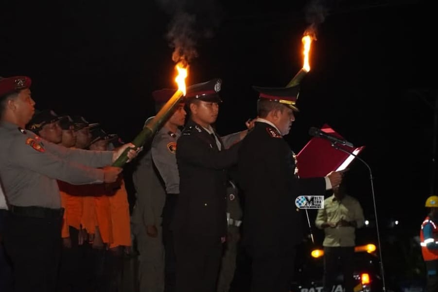 Apel Renungan Suci di TMP Puruk Cahu, Kapolres Mura : Pengorbanan Para Pahlawan Adalah Warisan Suci