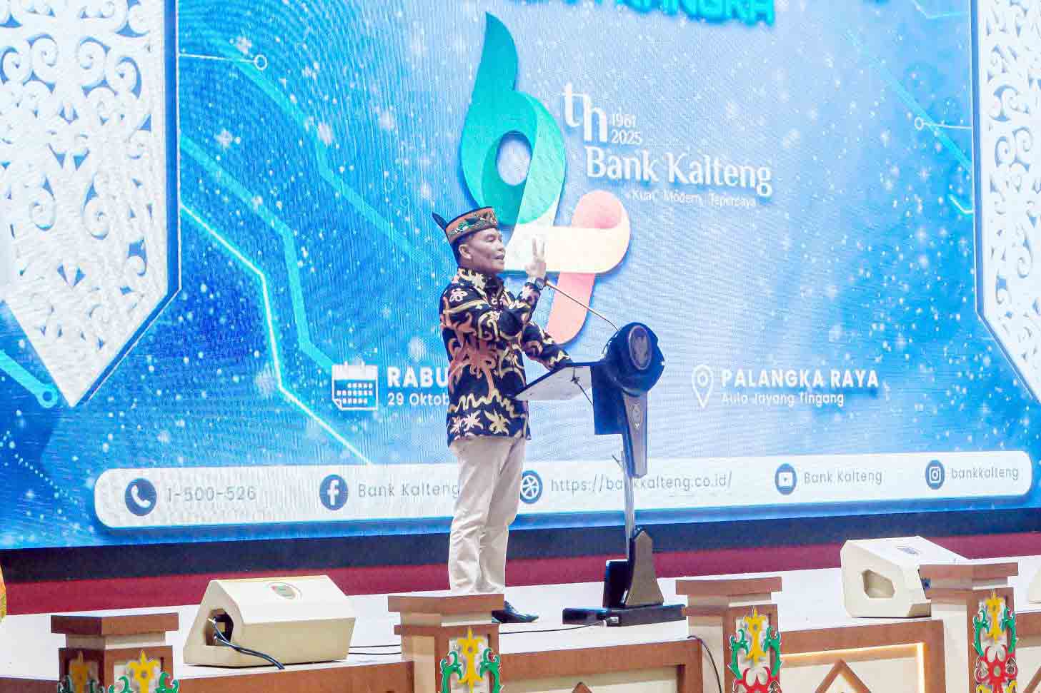 Gubernur Hadiri Malam Silaturahmi HUT ke-64 PT Bank Kalteng