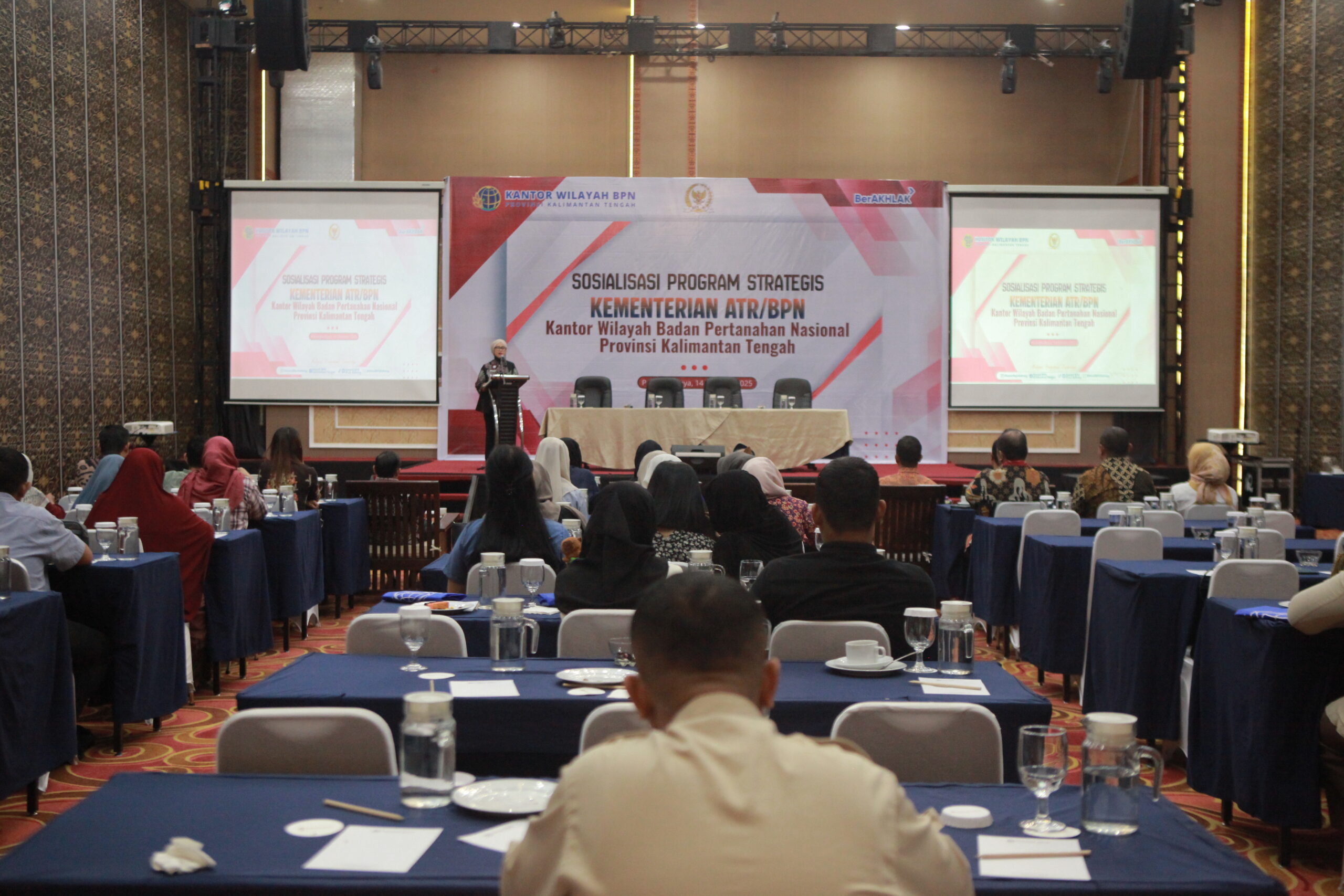 Gelar Sosialisasi Program Strategis, Kepala Kanwil BPN Kalteng Dorong Transformasi Digital dan Reforma Agraria