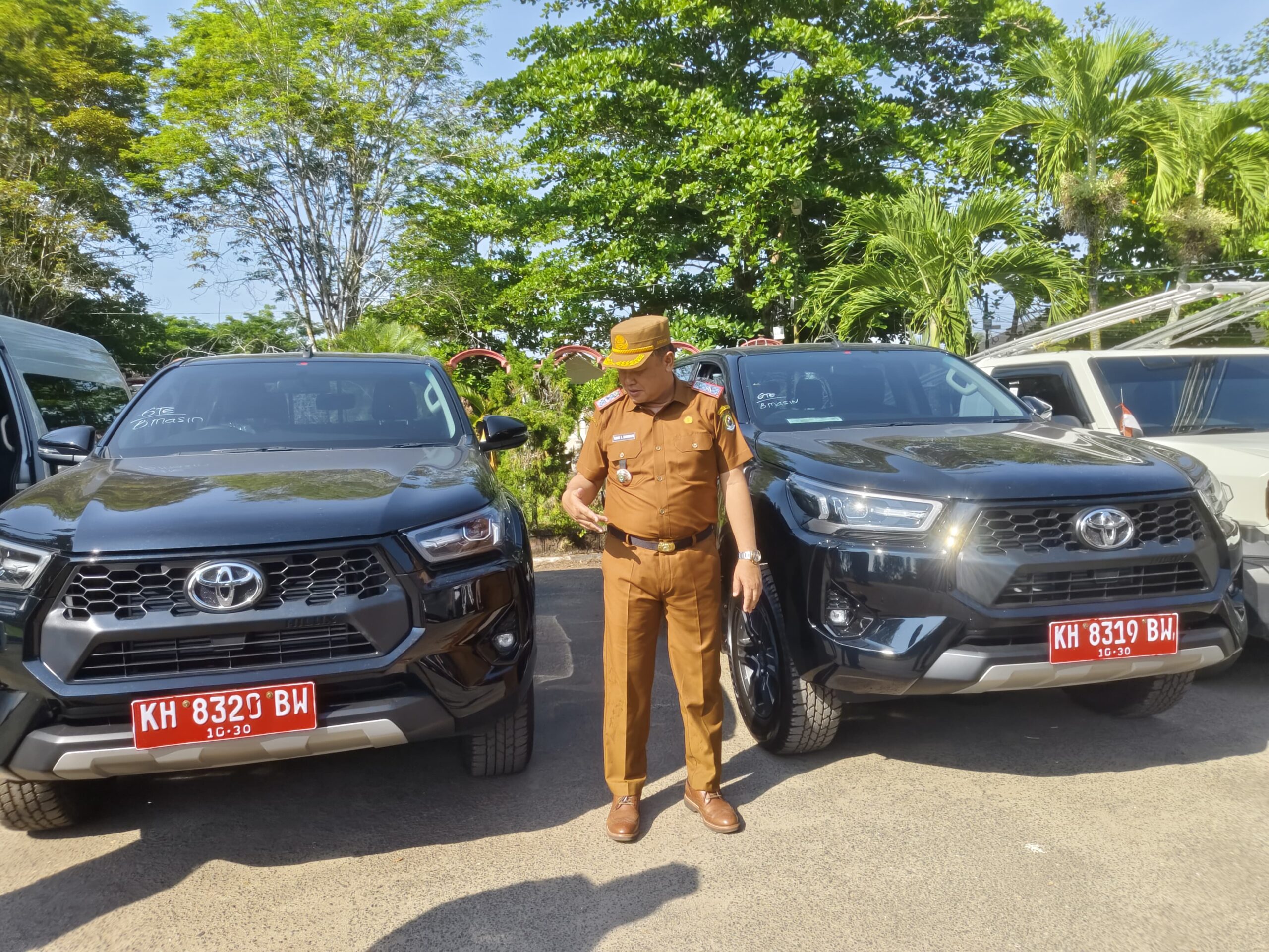 Wujud Transparansi Tata Kelola Aset Daerah, Sekda Kapuas Pimpin Pengecekan Ranmor Dinas