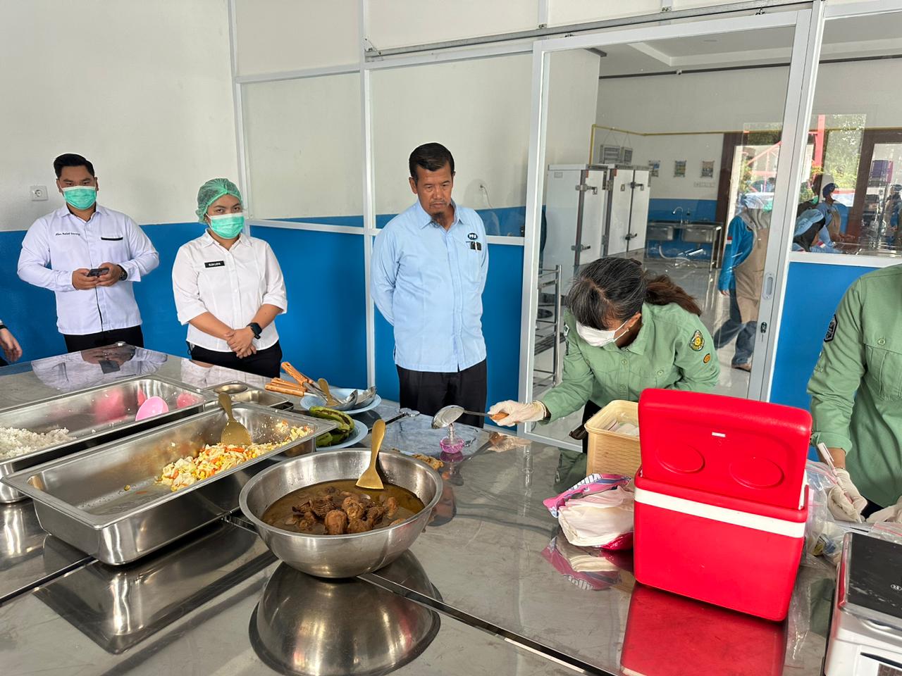 Pastikan Program MBG Aman, Dinkes Inspeksi SPPG Kemala Presisi Polda Kalteng