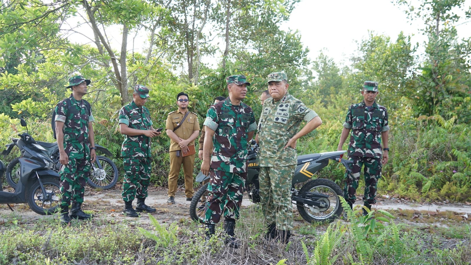 Pangdam XXII/Tambun Bungai Tinjau Lokasi Rencana Pembangunan Rindam di Palangka Raya