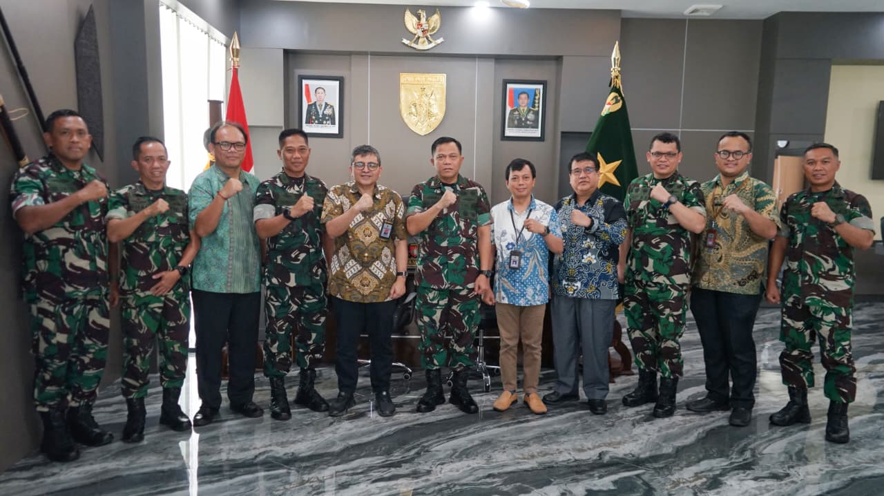 Jalin Silaturahmi, Pangdam XXII/TB Terima Audiensi Kepala BPK Kalteng