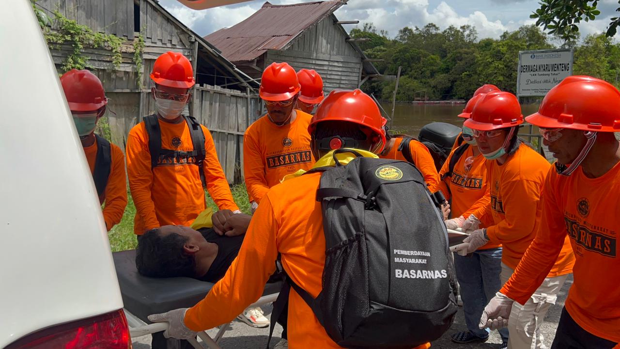 Basarnas dan Pemko Palangka Raya Gelar Simulasi Banjir
