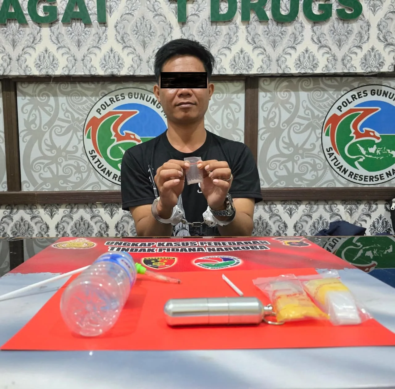 Satres Narkoba Polres Gumas Bekuk Pria Pengedar di Tewah