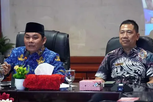 Wabup Mura Rahmanto Muhidin Pimpin Rakor Bahas Usulan Pendirian BUMD Bersama Kemendagri
