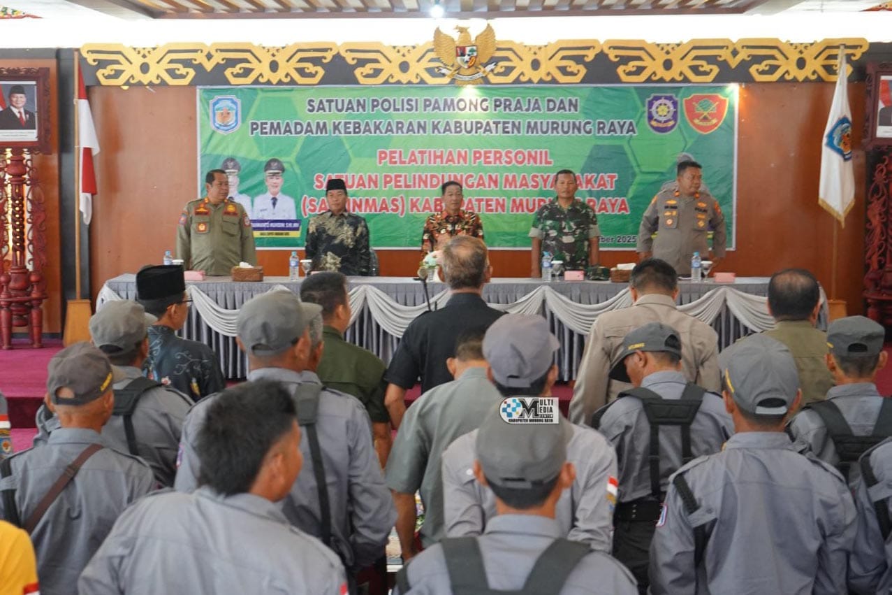 Bupati Murung Raya Buka Pelatihan Personil Satlinmas