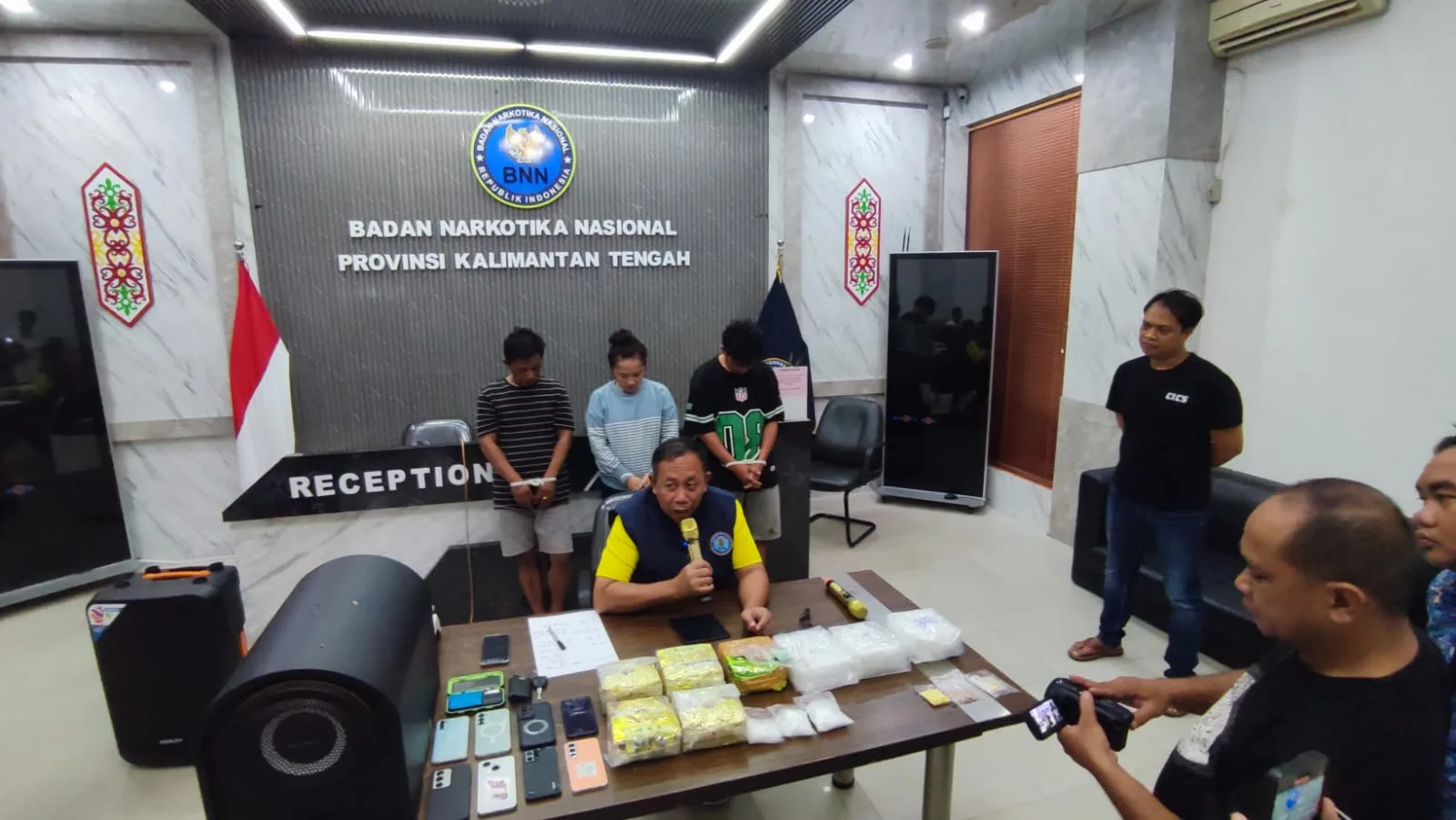 BNNP Kalteng Gagalkan Peredaran 8,3 Kilogram Sabu, Tiga Pelaku Ditangkap Satu Buron