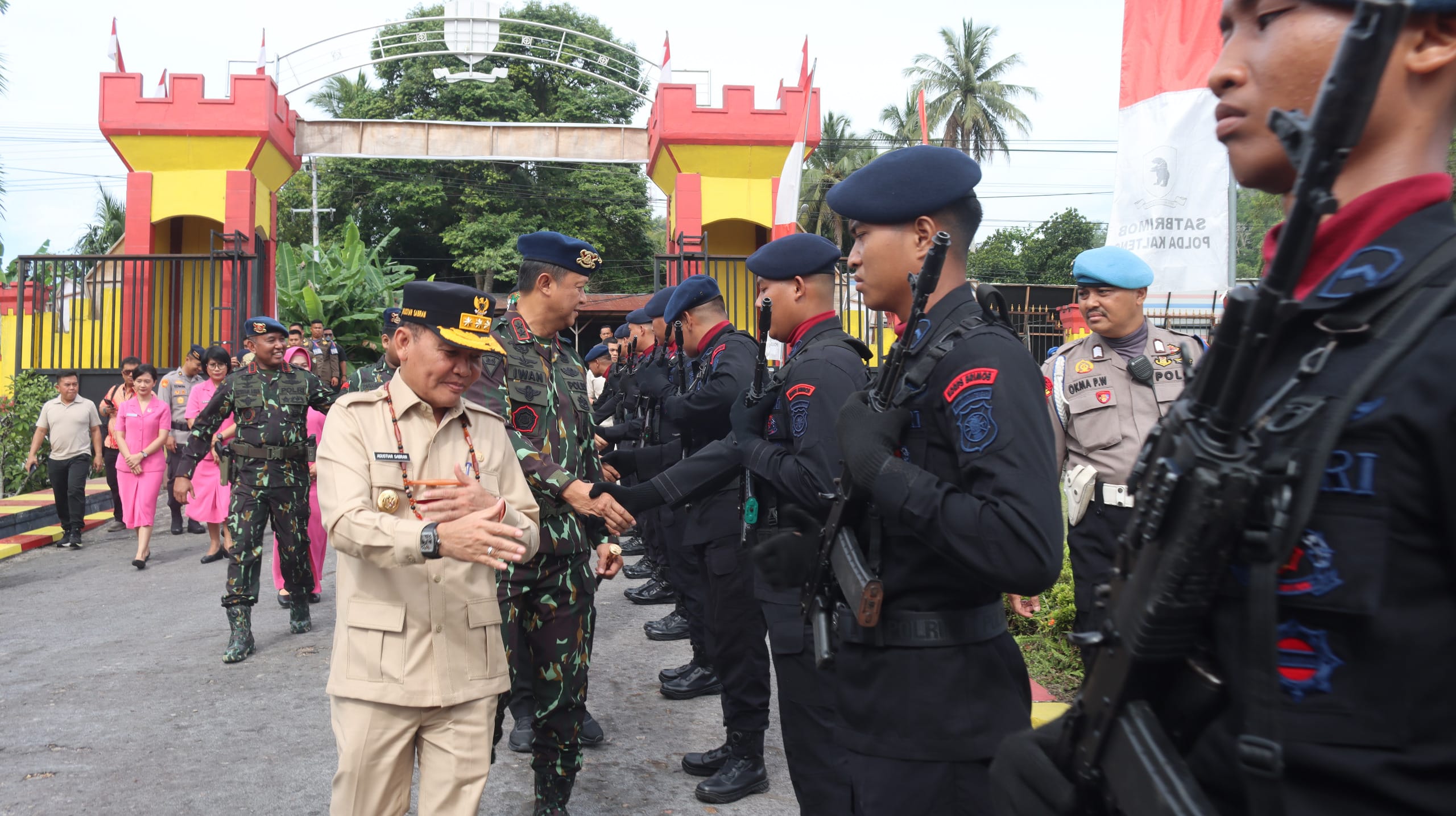 Hadiri HUT Brimob ke-80 di Polda Kalteng, Gubernur Agustiar Sabran Ucapkan Selamat