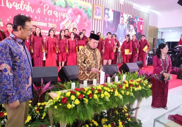 Menteri Nusron Buka Perayaan Natal ATR/BPN, Tekankan Nilai Kemanusiaan dalam Pelayanan Publik