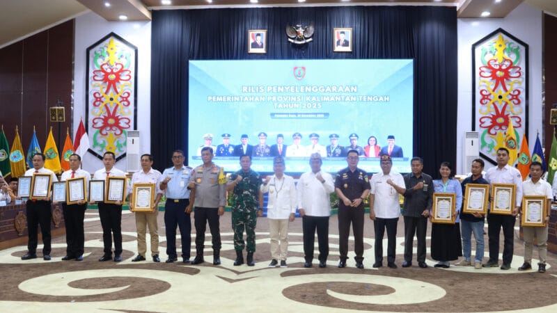 Pengungkapan Kasus Besar Warnai Rilis Akhir Tahun Polda Kalteng