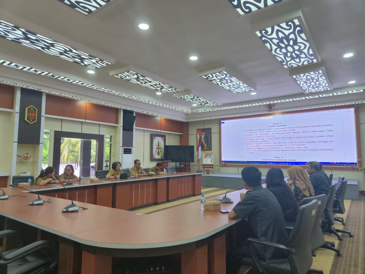 Diskominfosantik Gelar Audiensi Bersama Bawaslu Kalteng Bahas Rencana Penandatanganan MoU Penguatan Pengawasan Pemilu