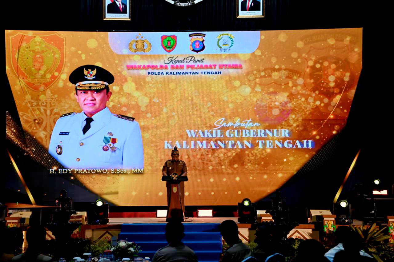 Hadiri Kenal Pamit Wakapolda, Wagub Ajak Perkuat Sinergi Dalam Memajukan Kalteng