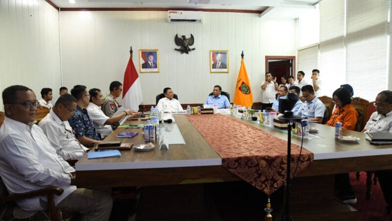 Wagub Kalteng Terima Audiensi Deputi BGN Dalam Rangka Evaluasi Program MBG