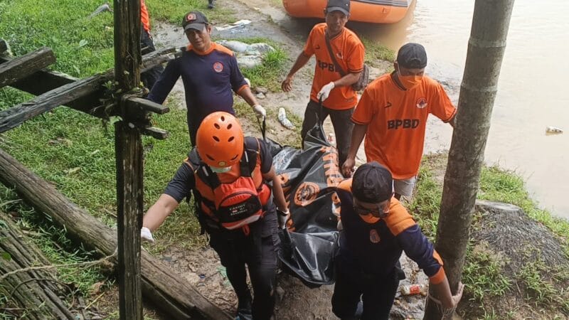 Jasad Johan Sandi Novaldi Ditemukan Tersangkut Lanting Warga