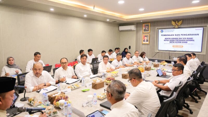 Menteri Nusron Dorong Pelayanan Pertanahan Berbasis Kepastian Waktu