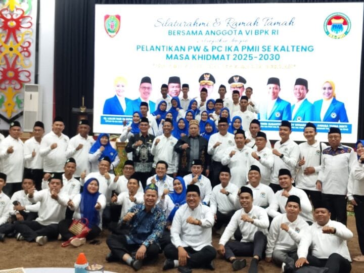 PW dan PC IKA PMII Kalteng Resmi Dilantik, Pemerintah Murung Raya Siap Bersinergi.
