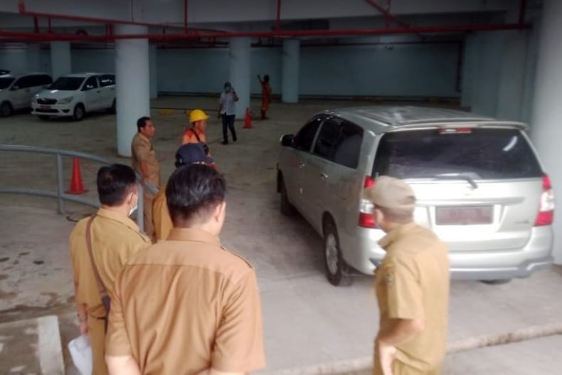 Dishub Kalteng Laksanakan Simulasi Pengaturan Parkir di RTH Bundaran Besar