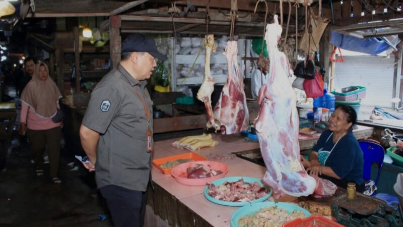 Menjelang Ramadhan, Satgas Pangan dan TPID Kalteng Lakukan Sidak Pasar