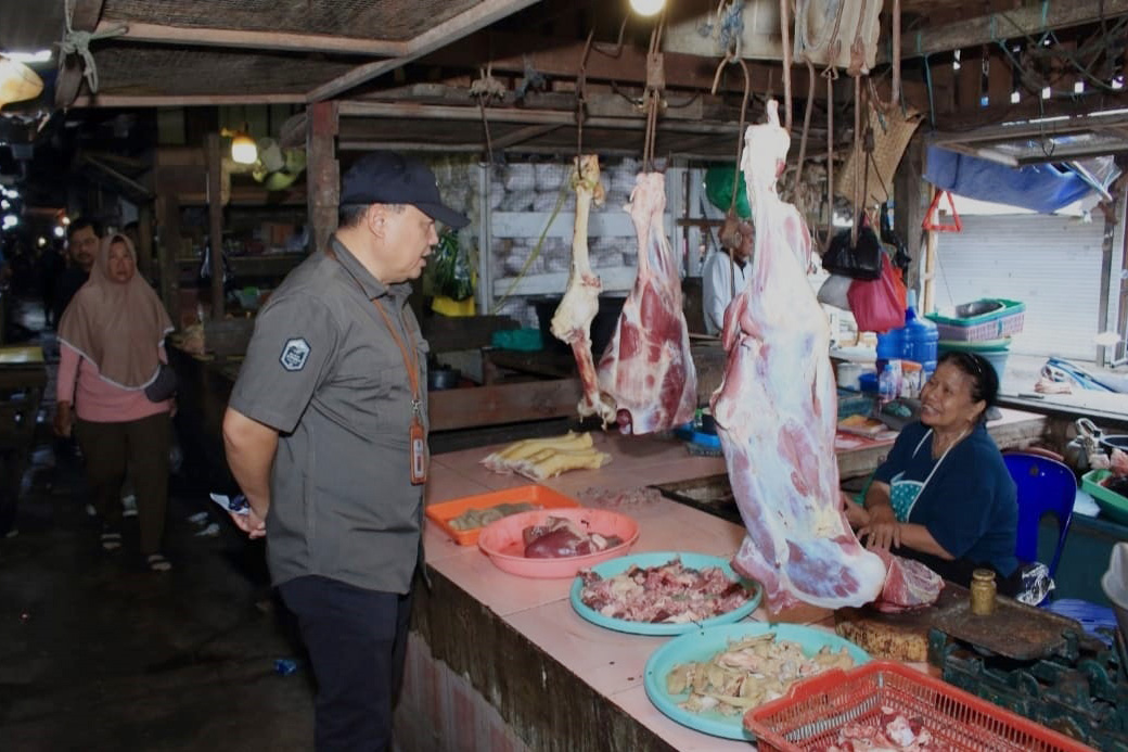 Menjelang Ramadhan, Satgas Pangan dan TPID Kalteng Lakukan Sidak Pasar