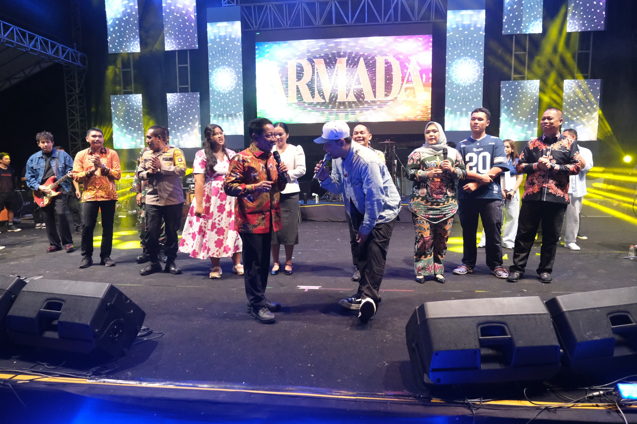 Bupati dan Wabup Mura Hadiri Semarak Pergantian Tahun Baru 2026