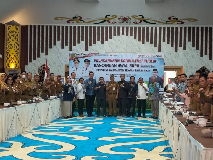 Pemprov Kalteng Gelar Konsultasi Publik Rancangan Awal RKPD 2027