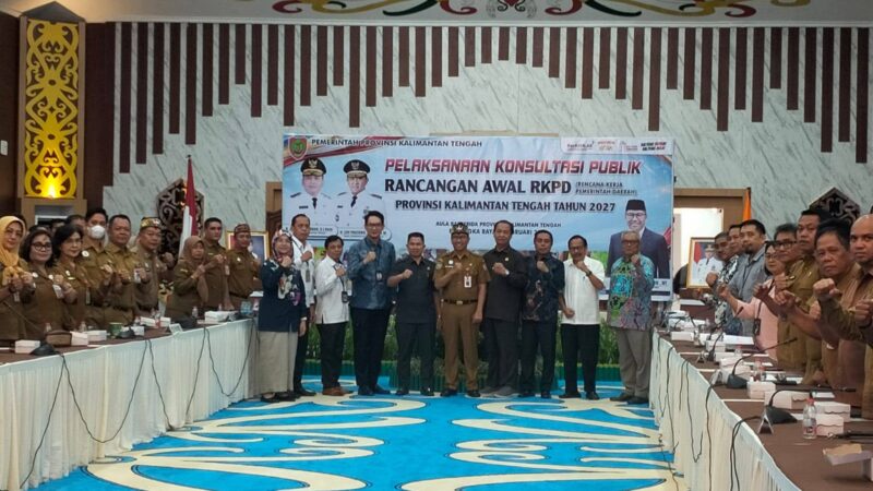 Pemprov Kalteng Gelar Konsultasi Publik Rancangan Awal RKPD 2027