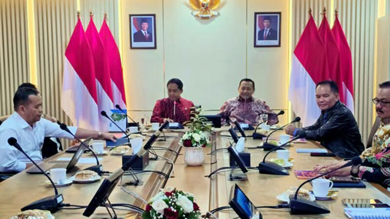 Gubernur Kalteng Gelar Pertemuan dengan Menteri Kehutanan RI Bahas Penanganan Karhutla dan Ketahanan Pangan