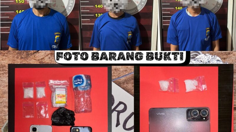 Satresnarkoba Polres Tala Bongkar Jaringan Pengedar, Sita Hampir 20 Gram Sabu