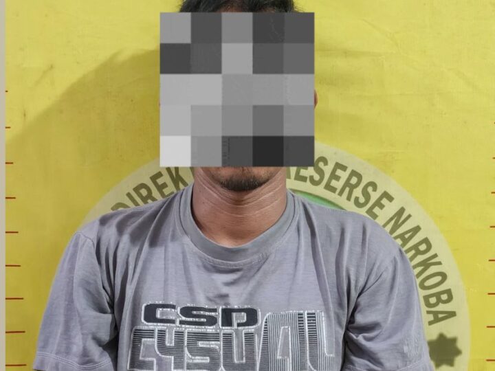 Edarkan Sabu 50 Gram, Warga Sampit Diciduk Ditresnarkoba Polda Kalteng