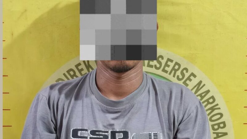 Edarkan Sabu 50 Gram, Warga Sampit Diciduk Ditresnarkoba Polda Kalteng