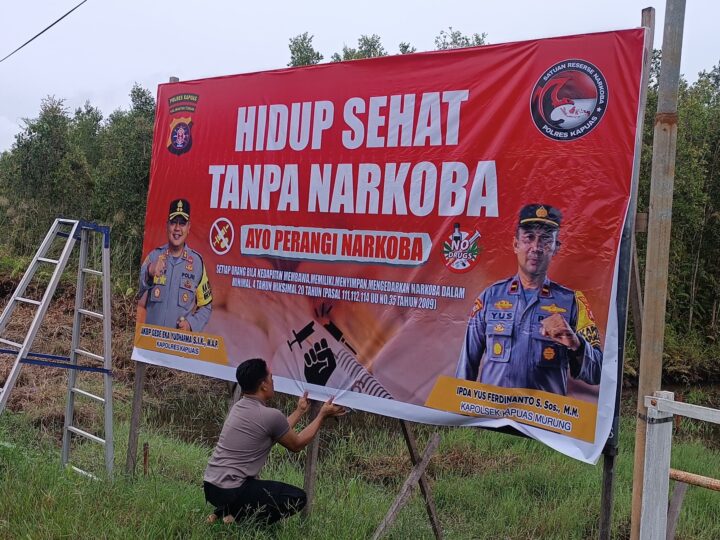 Cegah Narkoba dari Lingkungan, Polres Kapuas Ajak Warga Hidup Sehat Tanpa Narkoba
