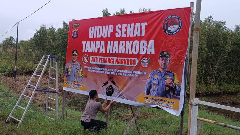 Cegah Narkoba dari Lingkungan, Polres Kapuas Ajak Warga Hidup Sehat Tanpa Narkoba