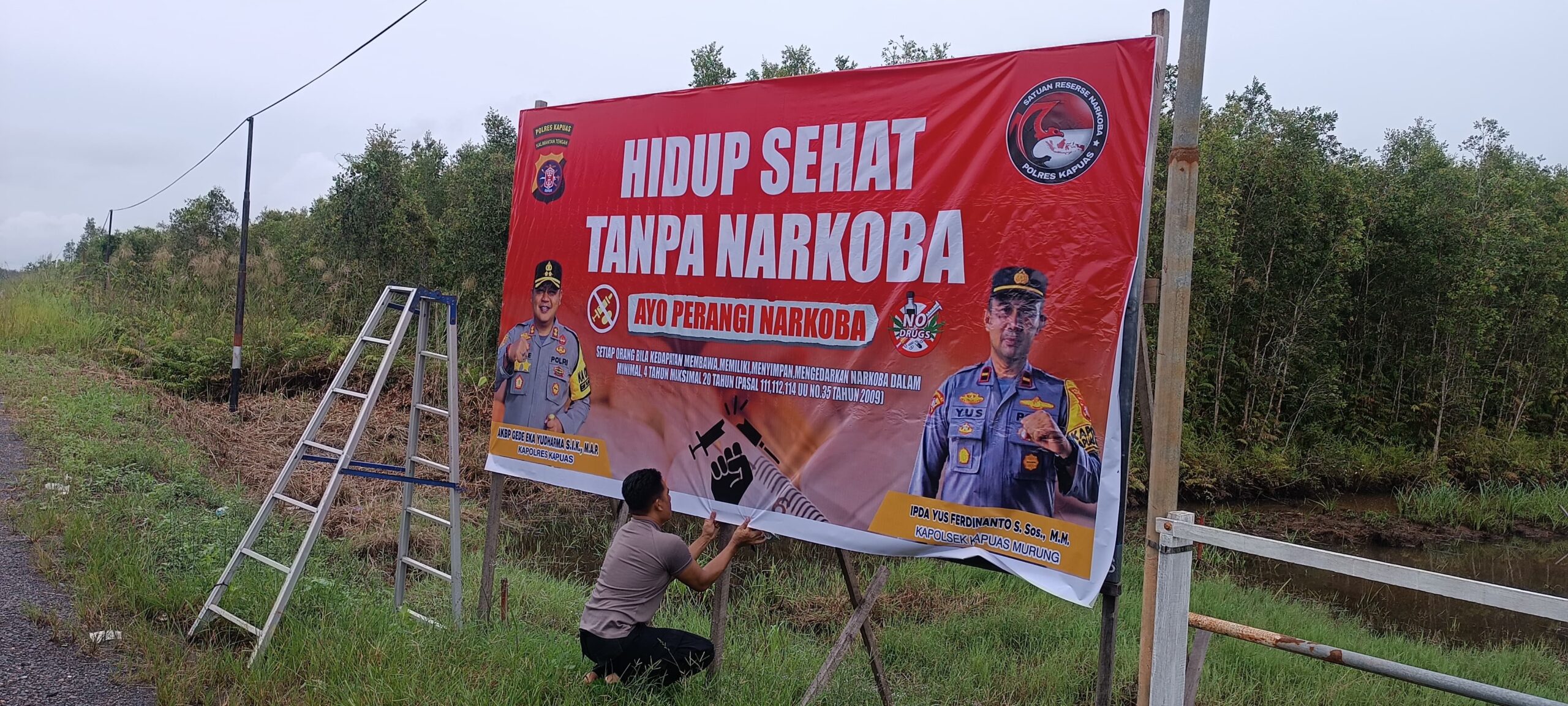 Cegah Narkoba dari Lingkungan, Polres Kapuas Ajak Warga Hidup Sehat Tanpa Narkoba