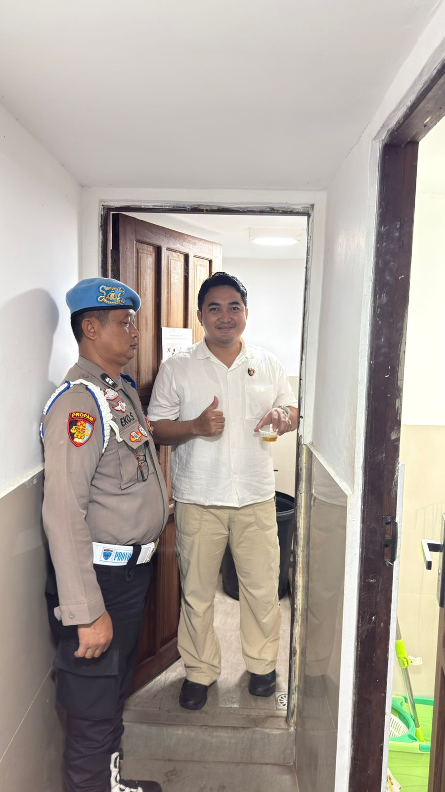 Internal Bersih, 14 Personel Satresnarkoba Polres Kapuas Jalani Tes Urine Mendadak