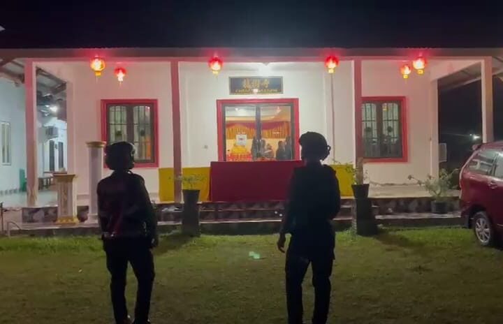 Patroli Presisi Ditsamapta Kawal Malam Imlek 2026, Situasi Palangka Raya Tetap Terkendali