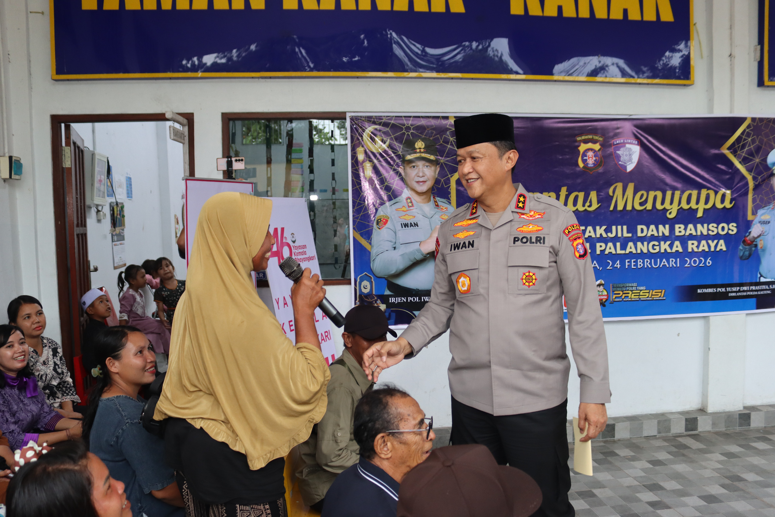 Kapolda Kalteng Santuni Warga dan Yatim Piatu, Ramadan Jadi Momentum Pererat Silaturahmi