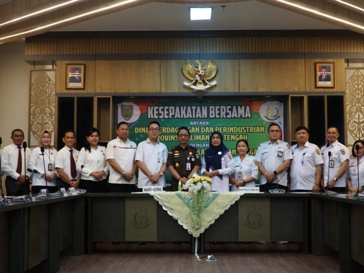 Kajati dan Disperindag Kalteng Perkuat Sinergi Hukum untuk Kendalikan Inflasi dan Dongkrak IKM