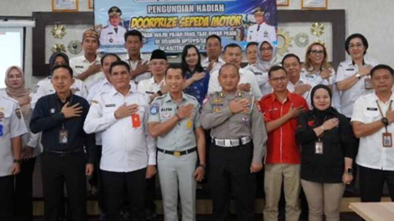 BAPENDA Kalteng Siapkan 15 unit Sepeda Motor untuk Wajib Pajak yang Taat Bayar Pajak