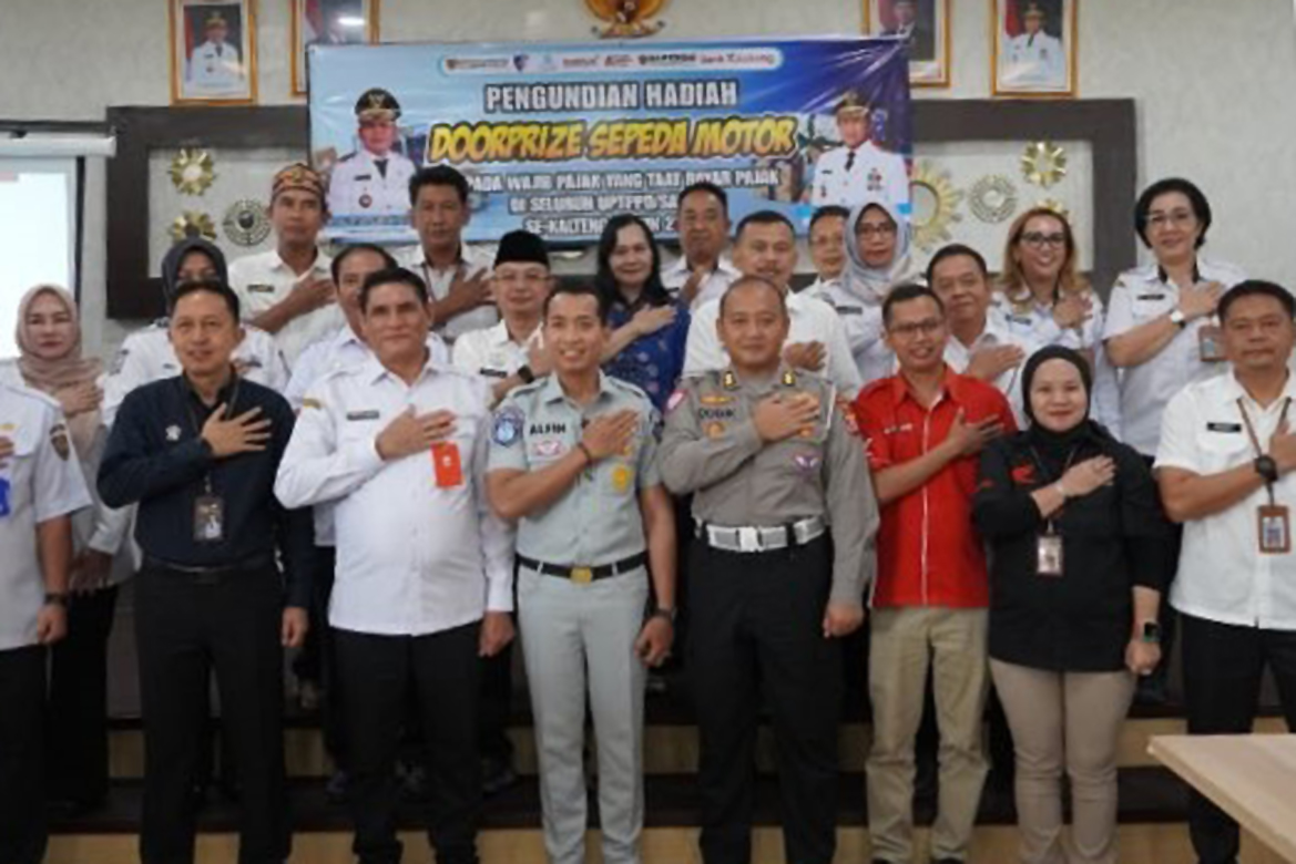 BAPENDA Kalteng Siapkan 15 unit Sepeda Motor untuk Wajib Pajak yang Taat Bayar Pajak