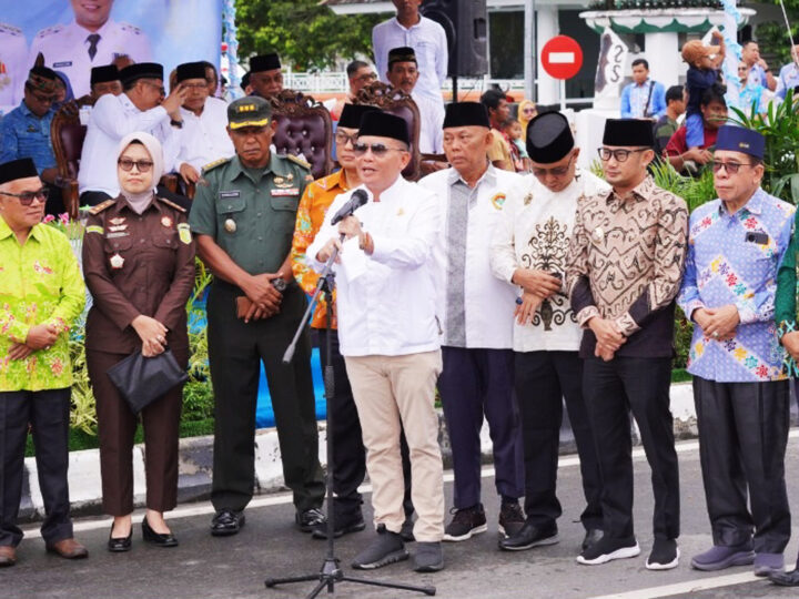 Gubernur Kalteng Lepas Peserta Pawai Tarhib Sambut Bulan Suci Ramadan