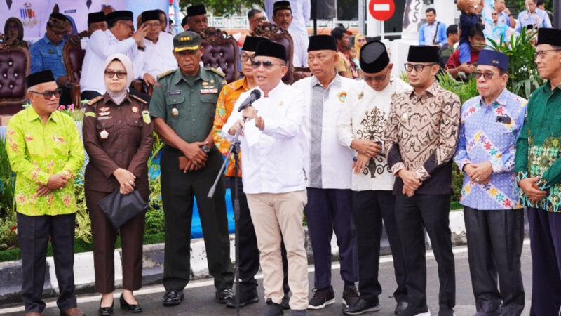 Gubernur Kalteng Lepas Peserta Pawai Tarhib Sambut Bulan Suci Ramadan