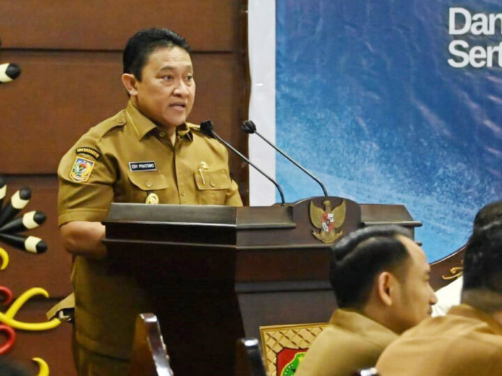 Wagub Edy Pratowo Launching E-Pahari dan EDC PT. Bank Kalteng dan Rakor TP2DD