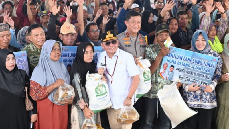 Gubernur Kalteng Salurkan Sejumlah Bantuan di Kabupaten Sukamara Jelang Idul Fitri dan Nyepi
