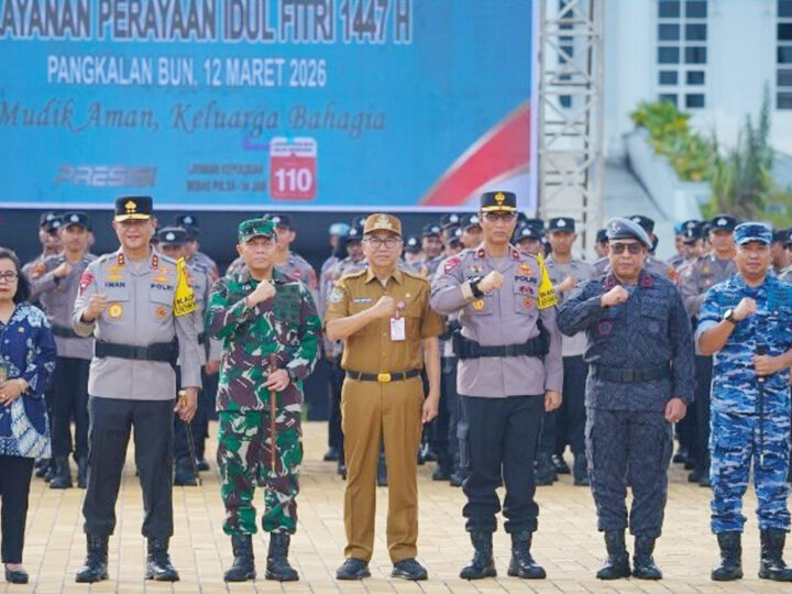 Wakili Gubernur, Plt. Sekda Kalteng Hadiri Apel Gelar Pasukan Operasi Ketupat Telabang 2026