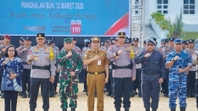 Wakili Gubernur, Plt. Sekda Kalteng Hadiri Apel Gelar Pasukan Operasi Ketupat Telabang 2026