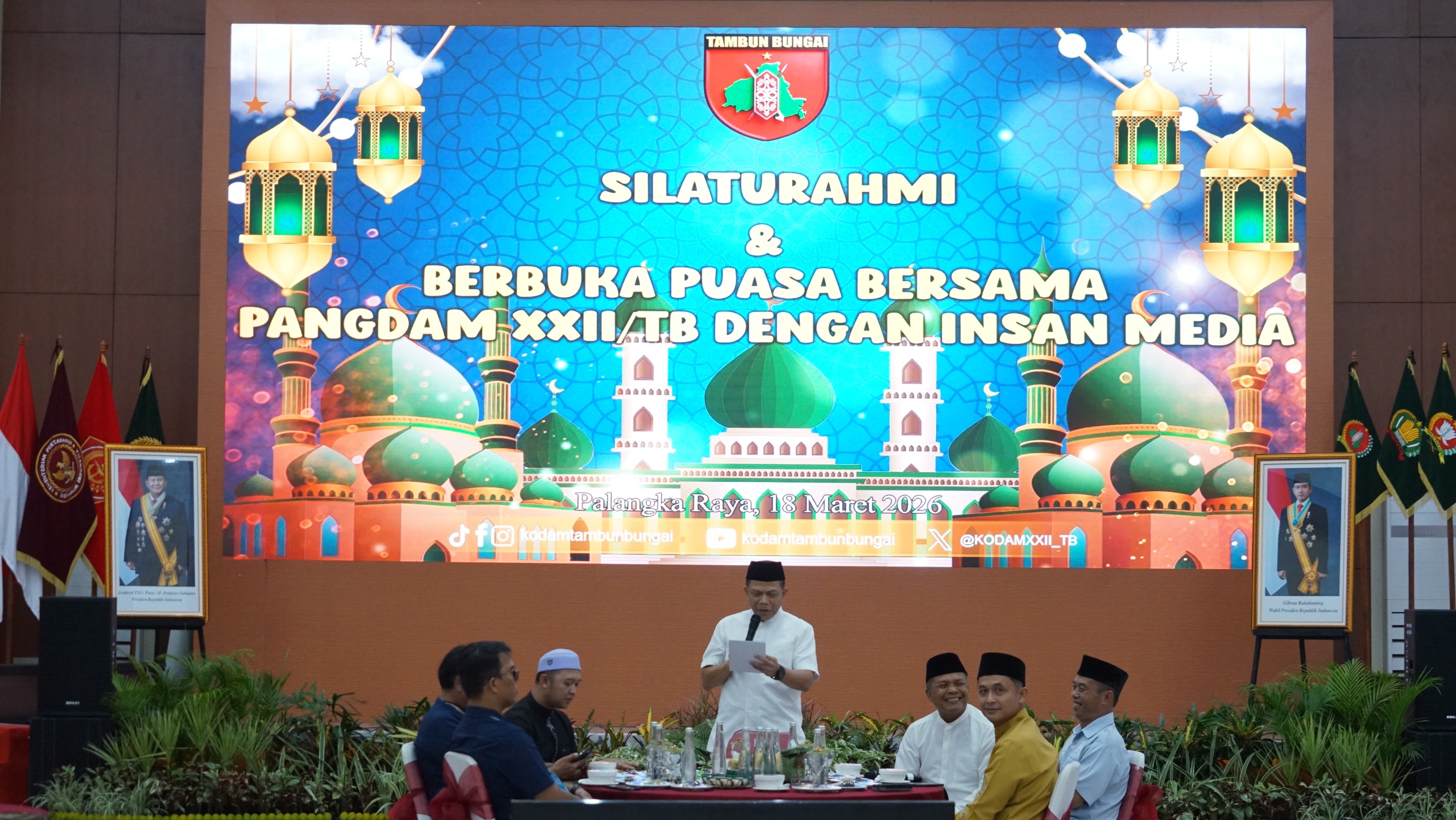 Pangdam XXII/Tambun Bungai Ajak Insan Pers Perkuat Sinergi untuk Kemajuan Kalteng